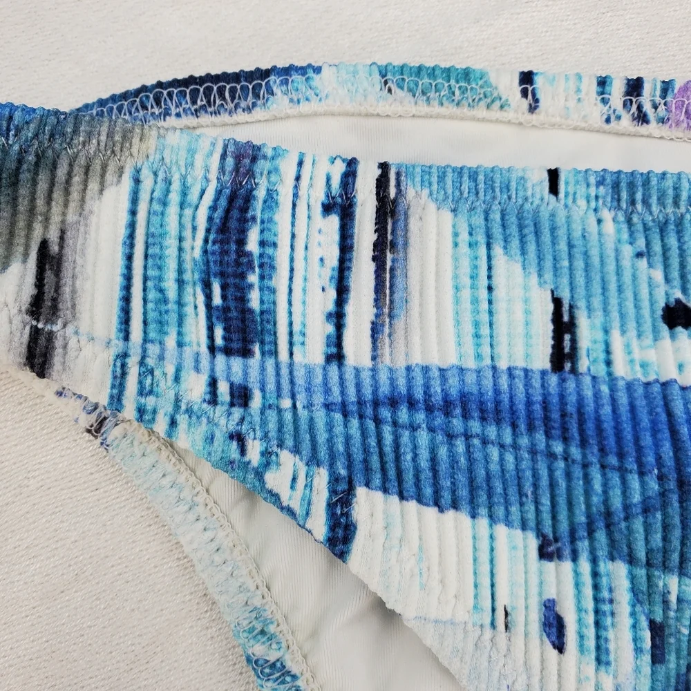 Gottex *new* blue and white tropical swim bottoms US12